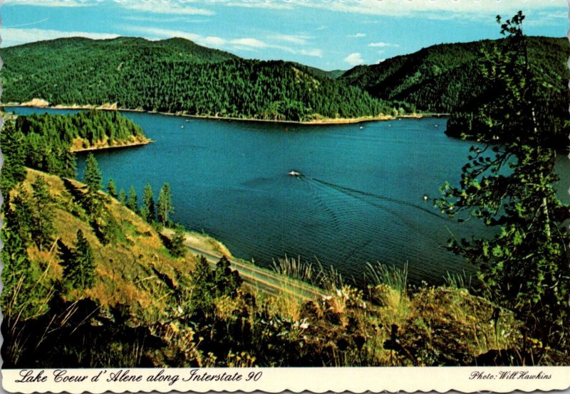 Idaho Lake Coeur d'Alene Along Interstate 90