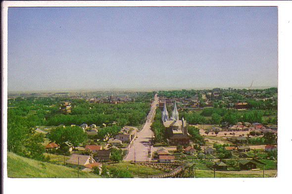 Aerial View from Crescent Heights Medicine Hat Alberta, 