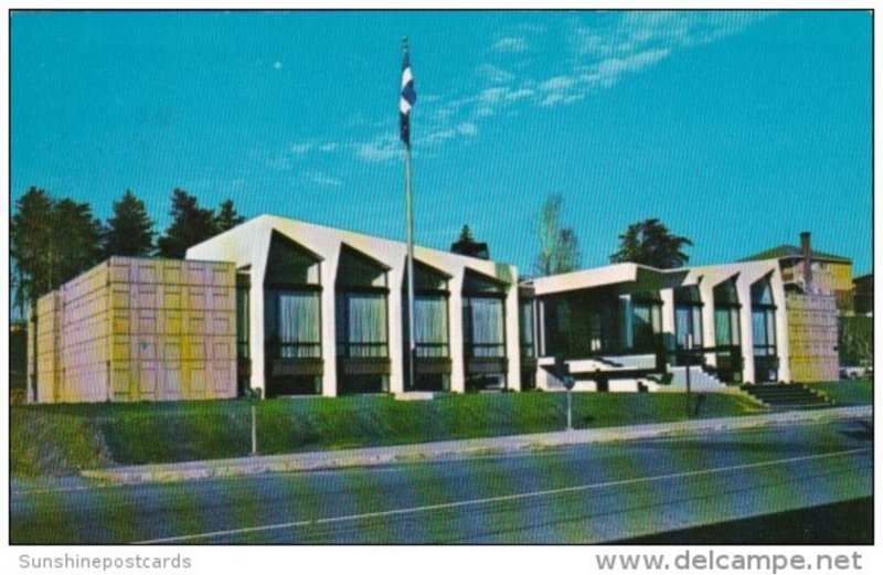 Canada Hotel de Ville City Hall Val D'Or Quebec 1971