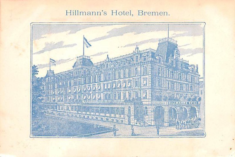 Hillmann's Hotel Bremen Germany Unused 