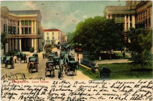 PC CPA SINGAPORE, COURT HOUSE, VINTAGE POSTCARD (b4365)