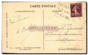 Old Postcard Beaune Court & # 39honneur of God & # 39Hotel
