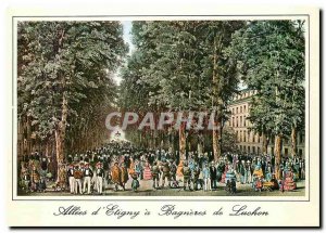 Modern Postcard Bagneres de Luchon Allees d'Etigny
