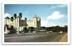 MONTEVIDEO, URUGUAY ~ Casino Municipal PARQUE HOTEL 1958 Street Scene Postcard