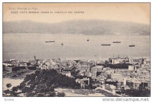 Vista General Desde El Castillo Del Castro, Vigo (Galicia), Spain, 1900-1910s