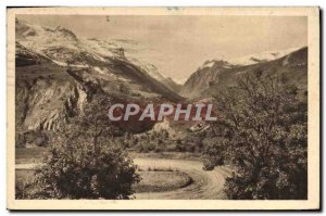 Old Postcard The Alps Haute Vallee De La Romanche