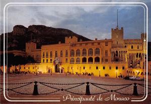 BR85565 monaco le palais princier de nuit