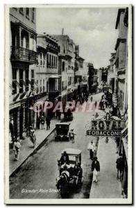 Gibraltar Postcard Old Main street