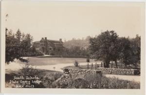 1940s BLACK HILLS South Dakota SD Real Photo RPPC Postcard STATE GAME LODGE