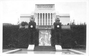 RPPC L.D.S. Temple - Laie, Hawaii Real Photo c1930s Vintage Postcard