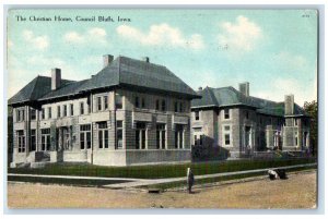 1911 The Christian Home Council Bluffs Iowa IA Antique Posted Postcard