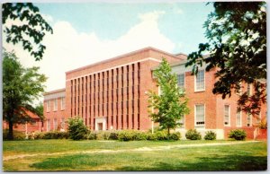 VINTAGE POSTCARD THE UNIVERSITY OF MISSISSIPPI LIBRARY AT OXFORD 1960s