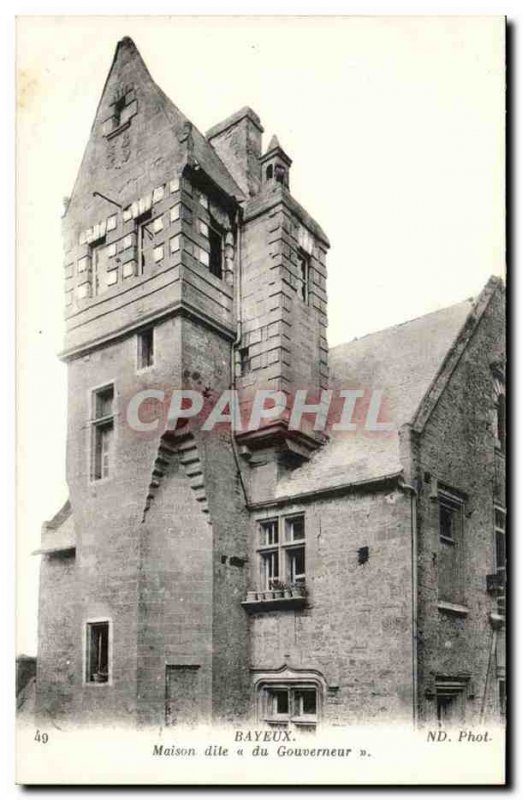 Bayeux - House called Gouvernereur - Old Postcard