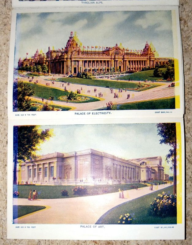 Panoramic View Louisiana Purchase Exposition, St. Louis USA 1904  Souvenir Pack