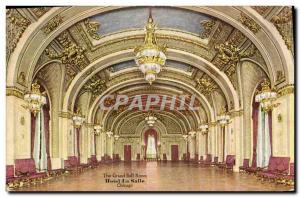 Old Postcard Chicago The Grand Ball Room Hotel Room