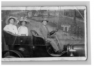 1910 Fontaine Ferry Postal Studio Louisville Ky H Greenburg Mgr Rppc Automobile