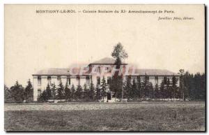 Montigny le Roi Postcard Old Colony School 11th district of Paris