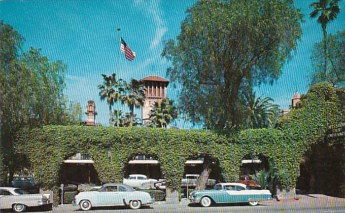 California Riverside Mission Inn Entrance  1961