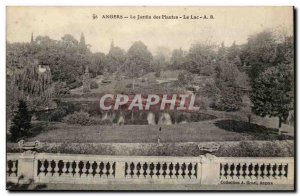 Angers Old Postcard Garden plants Lake