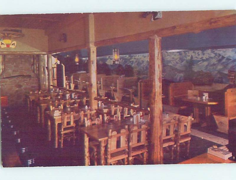 Damaged-Back Pre-1980 RESTAURANT SCENE Colorado Springs CO B9640