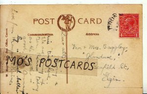 Genealogy Postcard - Baggley - Glandure - Seafield Street - Elgin - Ref 6382A