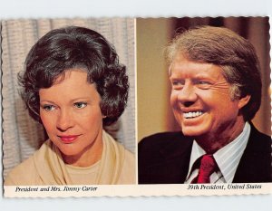 Postcard President and Mrs. Jimmy Carter, 39th President, United States