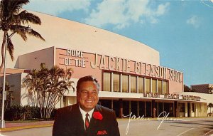 Home of Jackie Gleason Show Miami Beach Auditorium View Postcard Backing 