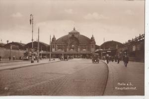 BG25437 hauptbahnhof  halle saale germany