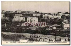 VINTAGE POSTCARD Tanger Villas Of Marshan Morocco