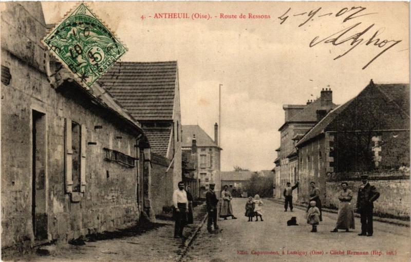 CPA ANTHEUIL - Route de RESSONS (391523)