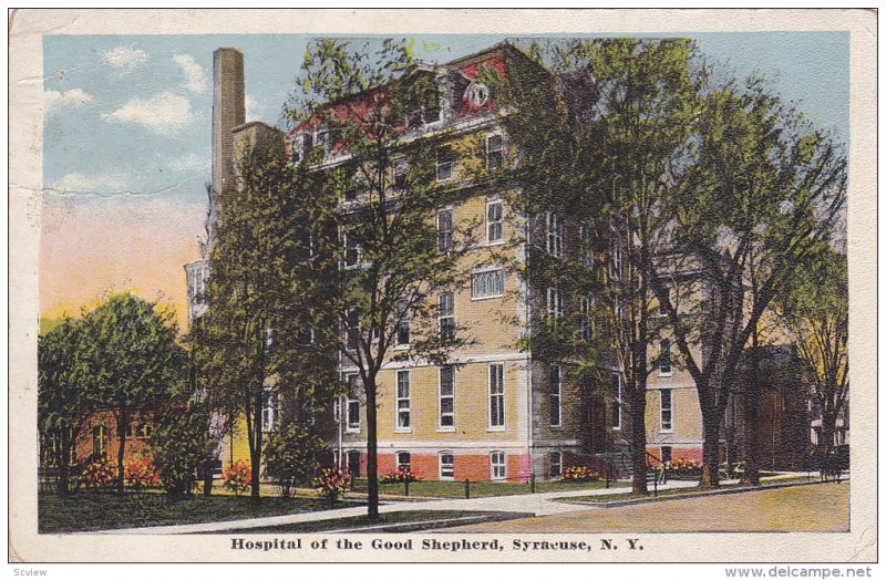 Street view,  Hospital of the Good Shepherd,  Syracuse,  New York,   PU_1917