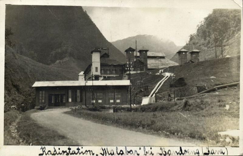 indonesia, JAVA BANDUNG, Radio Station Malabar (1930) RPPC