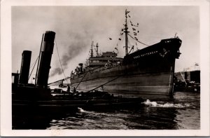 SS Esso Rotterdam Ship Vintage RPPC 09.93