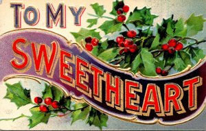 Name Card To My Sweetheart 1909