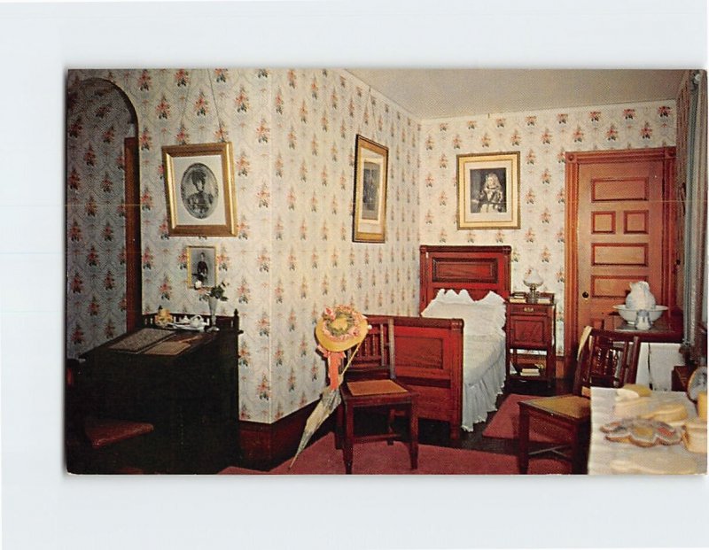 Postcard Alice Roosevelt Bedroom, Sagamore Hill, Long Island, Oyster Bay, NY