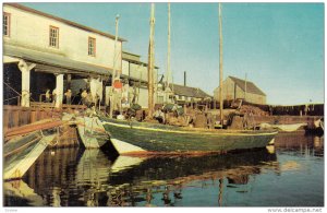 Fishing boats, GASPE, Quebec, Canada, 40-60´