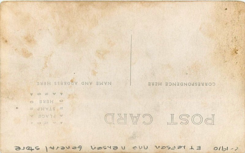 Postcard C-1910 Etelsen Nelson General Store roadside 22-12938