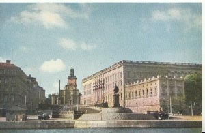 Sweden Postcard - Stockholm - Slottsbacken and The Royal Palace - Ref TZ7999