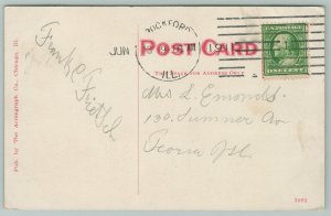 Rockford Illinois~Factory District~1910 Postcard