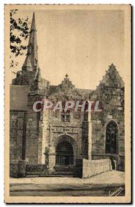 Old Postcard Perros Guirec Ploumanach Church Of Clarity