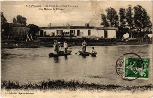 CPA Vix - Les Rives de la Sevre Niortaise - Une Maison de Pecheur (297587)