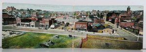 Ottumwa Iowa Panoramic View 2-Fold 1907 Streets Building Advertising Postcard K7