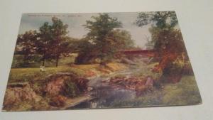 POSTCARD,ST.LOUIS,MO.1914,SCENE IN FOREST PARK $6