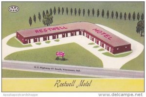 Indiana Vincennes Restwell Motel