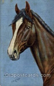 L.H. Dude Larsen Horse Unused stains on card