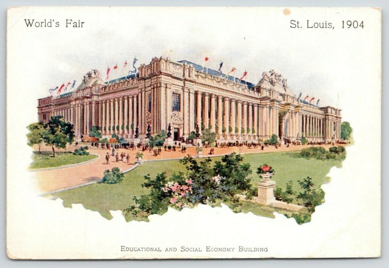 St Louis Missouri~World's Fair~Educational & Social Economy Building~1904 