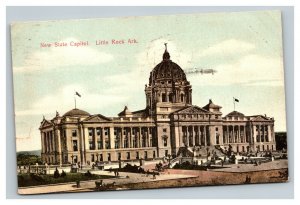 Vintage 1907 Postcard Panoramic New State Capitol Building Little Rock Arkansas