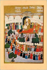 Postcard Modern Turkey Saray da Bayram T�reni