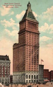 Vintage Postcard 1913 New Union Central Life Insurance Building Cincinnati Ohio
