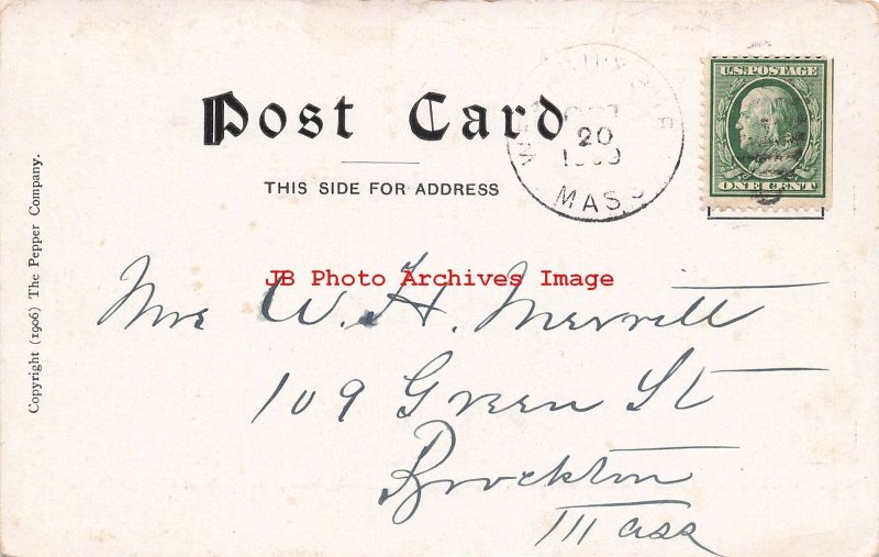Advertising Postcard, The Pepper Company Gibralters, Peabody Massachusetts